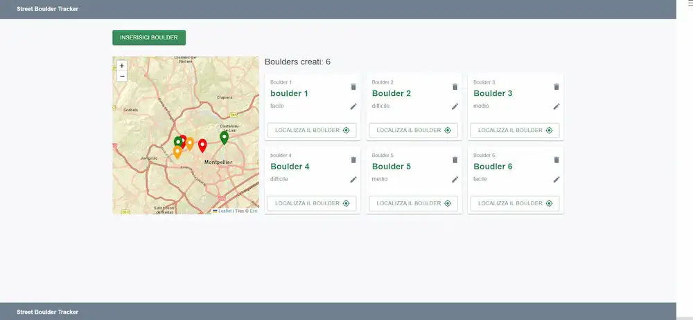Street Boulder Tracker